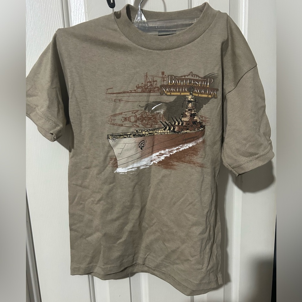 Prairie Mountain Boys T shirt 10/12 Battleship North Carolina